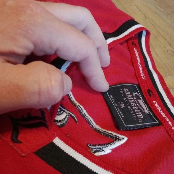 Colosseum Athletics Stitched Louisville Basketball Jersey #1 - Picture 6 of 8